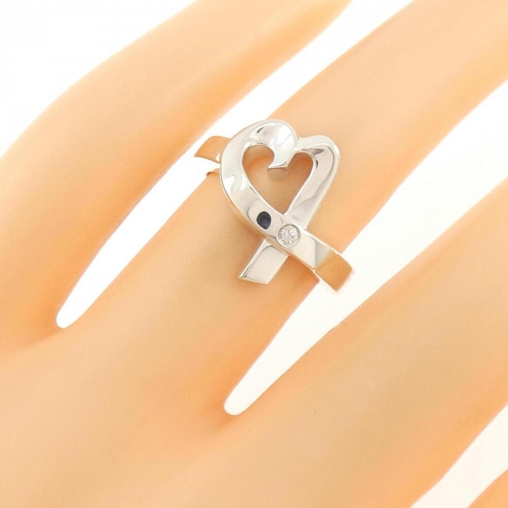 TIFFANY Authentic Silver Heart Ring - Picture 5 of 5